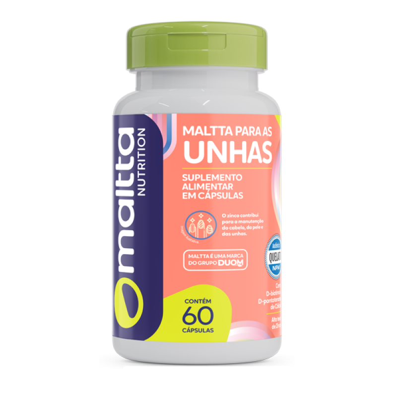 Para as Unhas 60 cápsulas  Maltta Nutrition